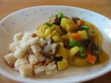 国産牛のかぼちゃシチュー